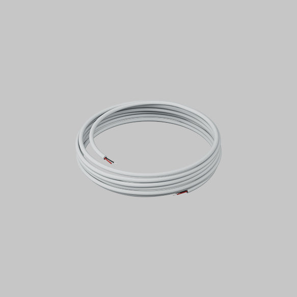 GlowStream DC Wiring Cable, 18 AWG/2C, 30 ft, White